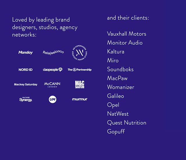 Corebook x The Futur Client Logo Grid Preview