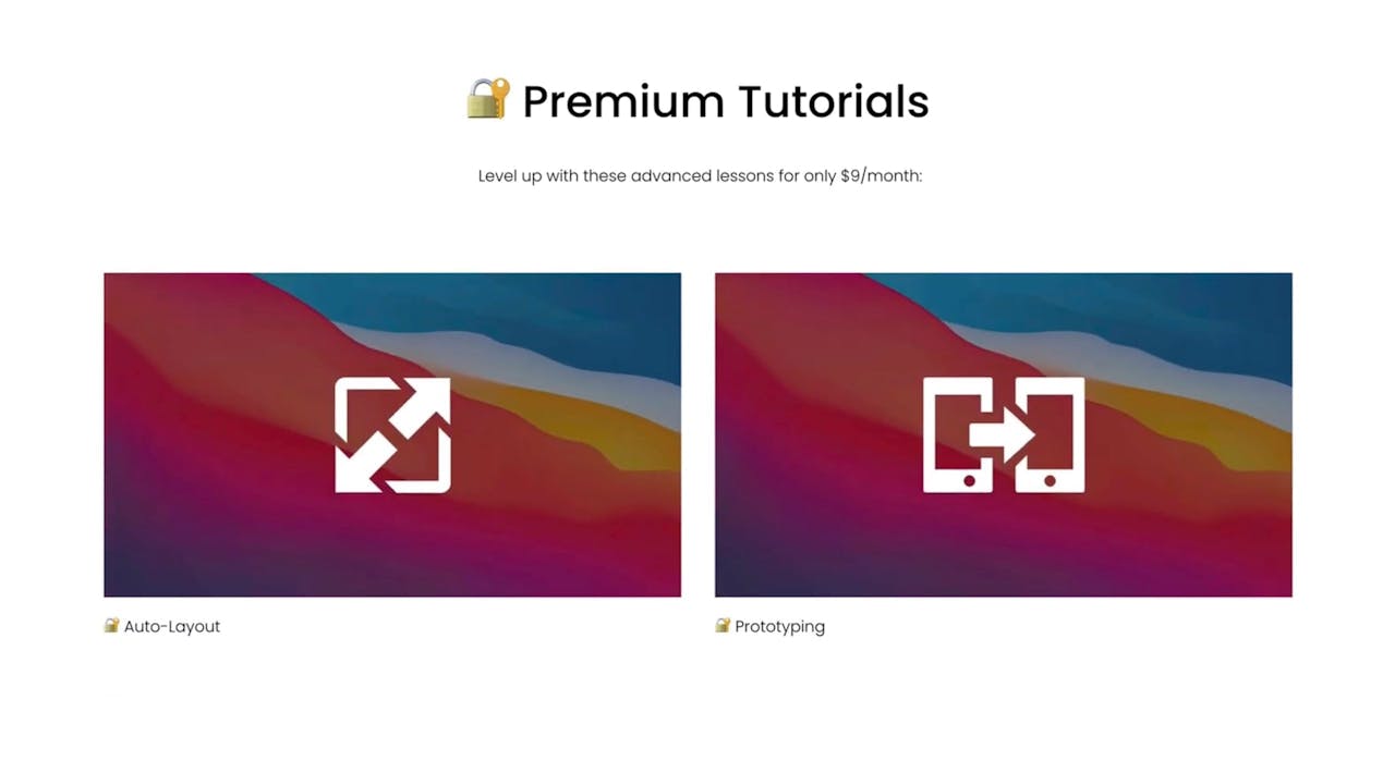 Premium tutorials unlocked with Squarespace Member Areas Screenshot