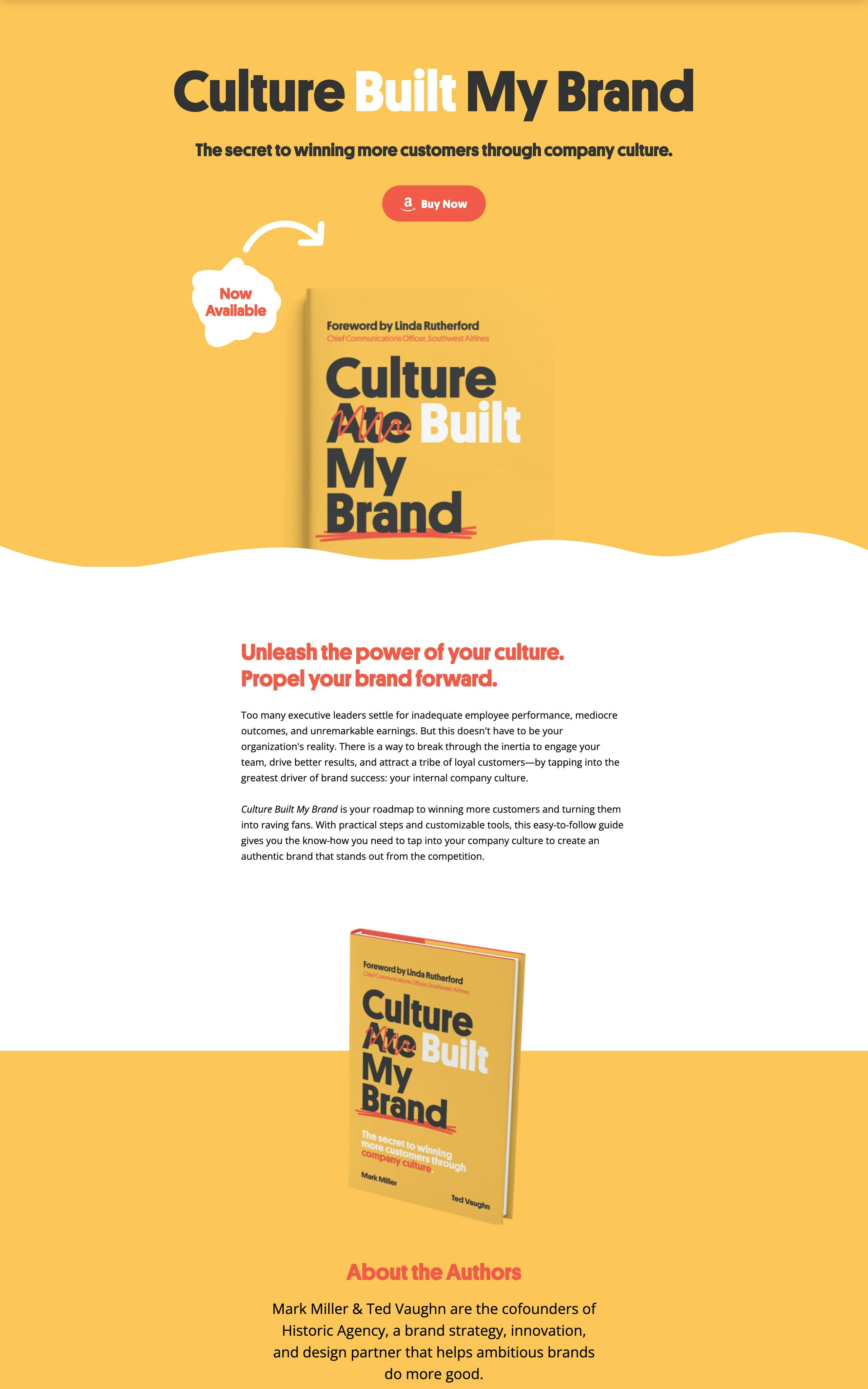 Culture Built My Brand Website Screenshot