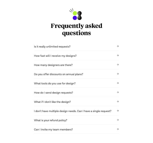 DesignUp FAQ Accordion Preview