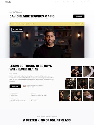 Studio + David Blaine: Magic Thumbnail Preview