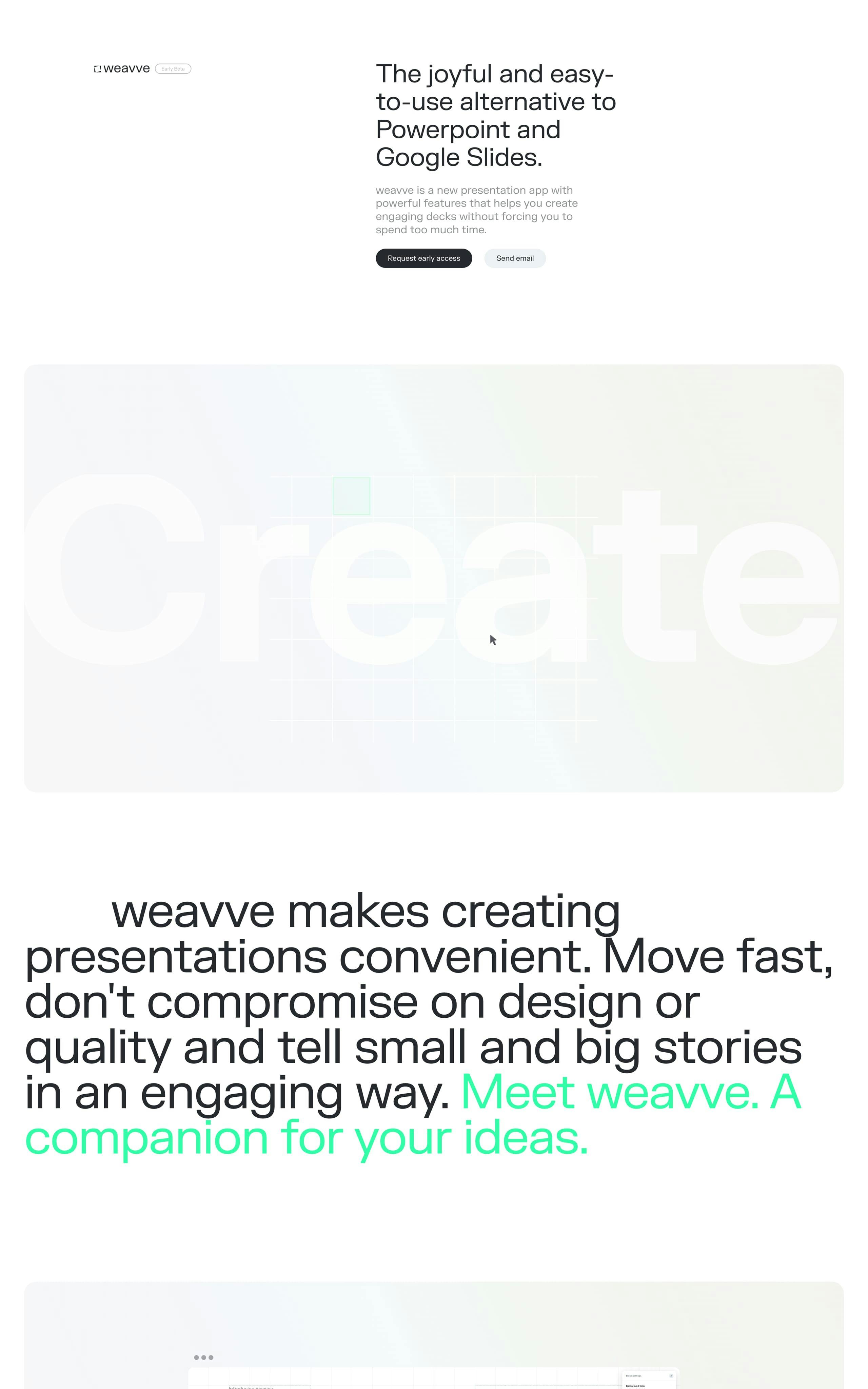 weavve Website Screenshot