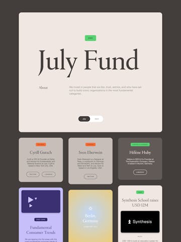 July Fund Thumbnail Preview