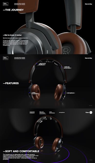 Third Dimension Headphones Thumbnail Preview