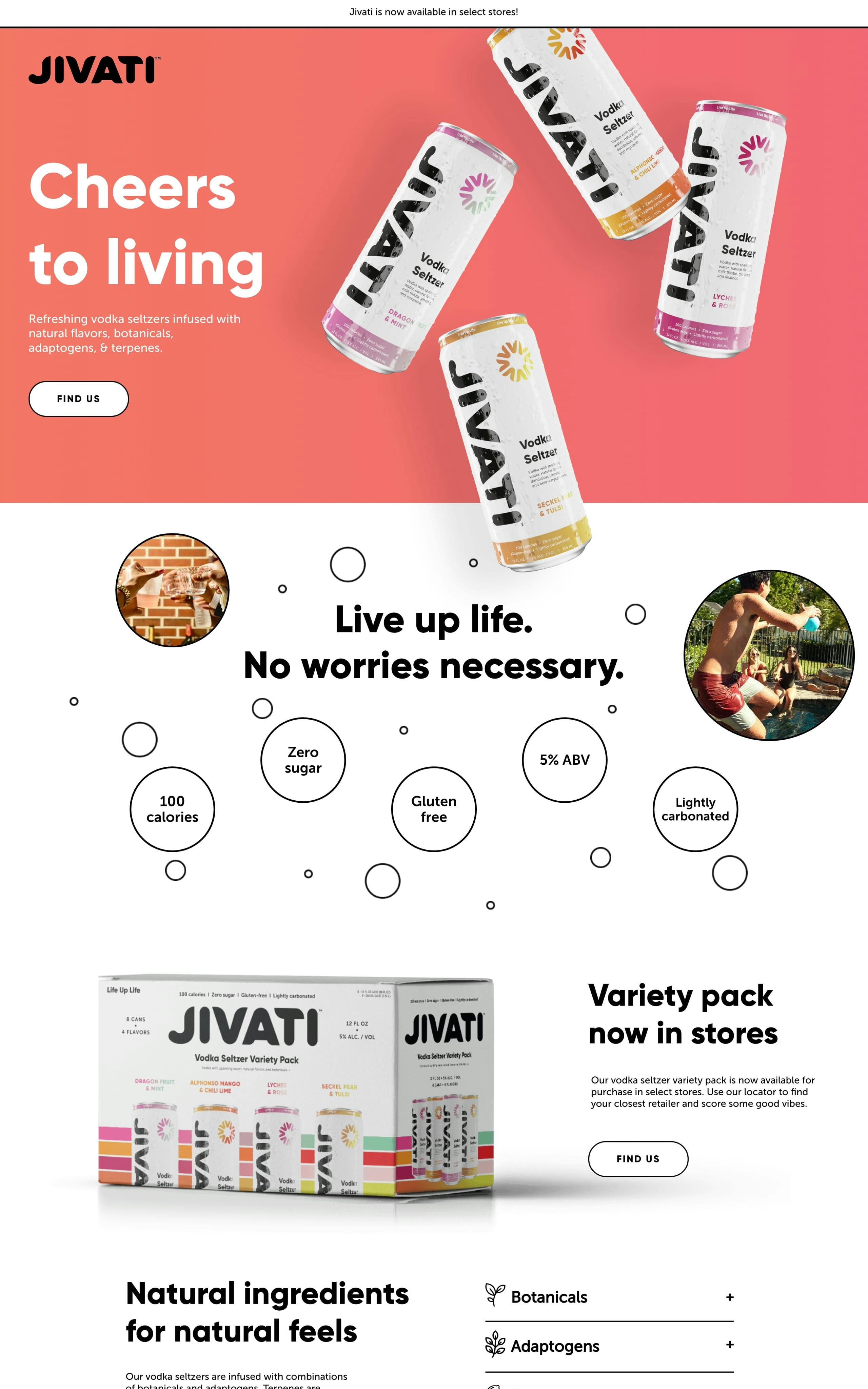 Jivati Website Screenshot