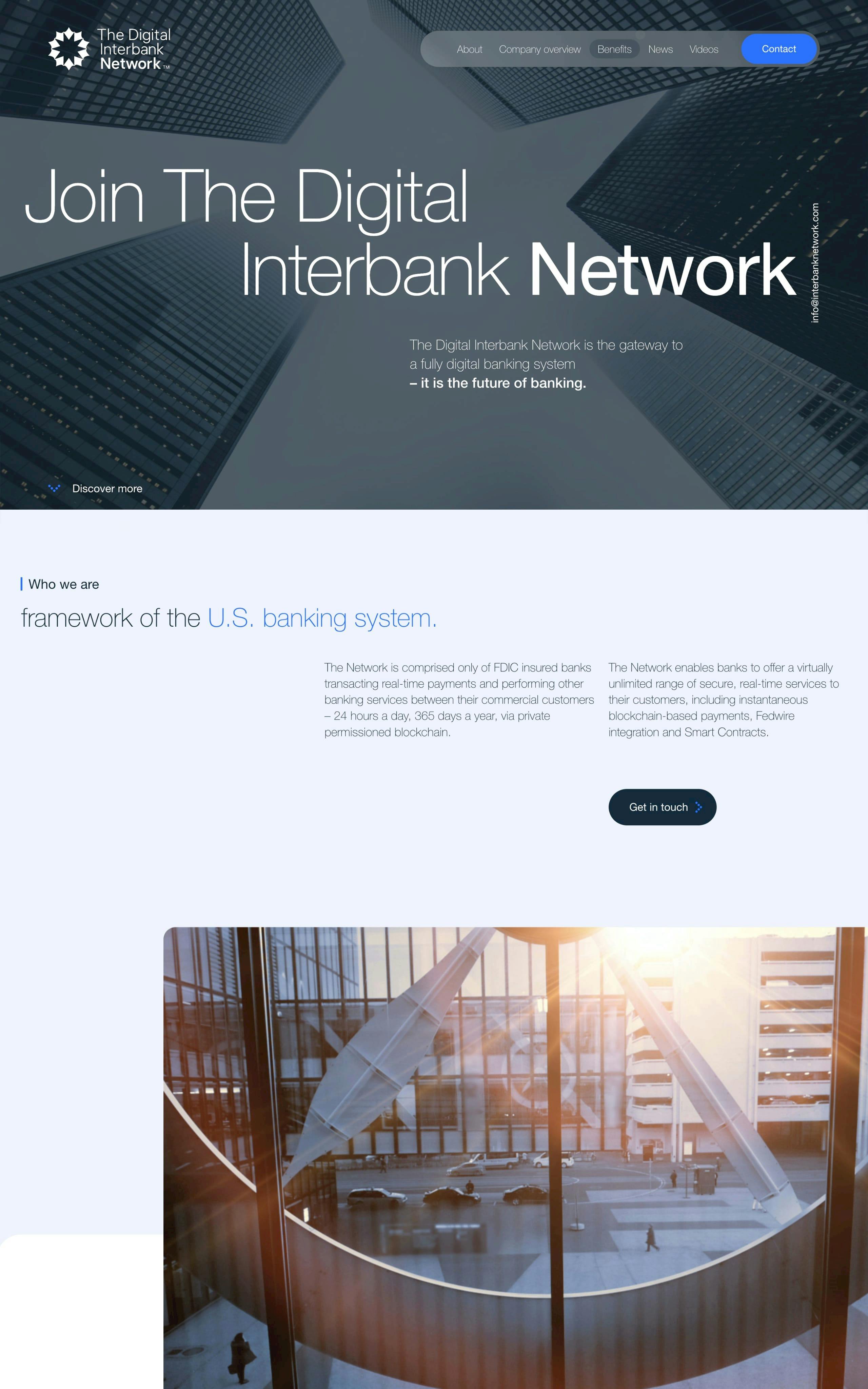 Interbank Network Website Screenshot
