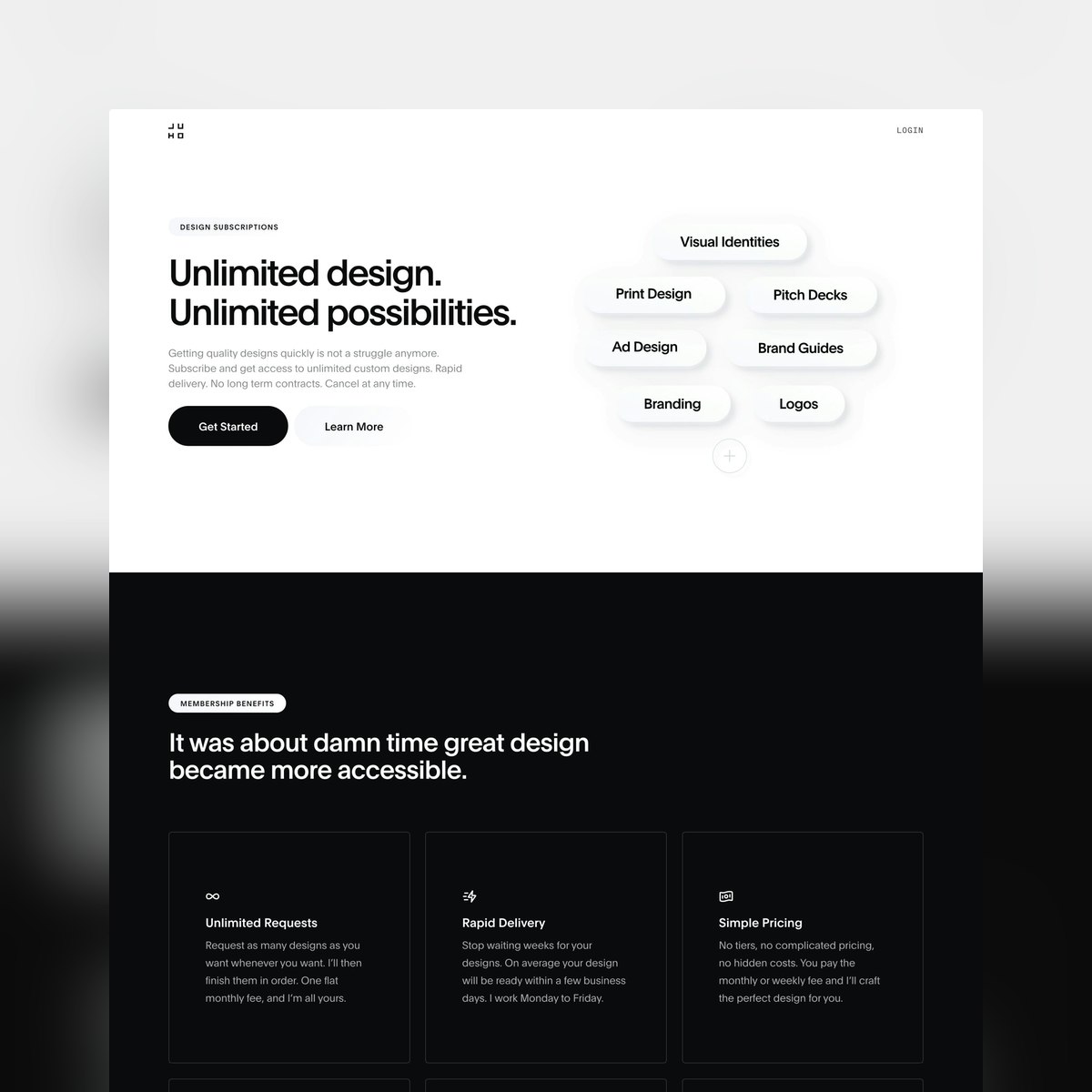website design idea #218: Website Inspiration: JUHO