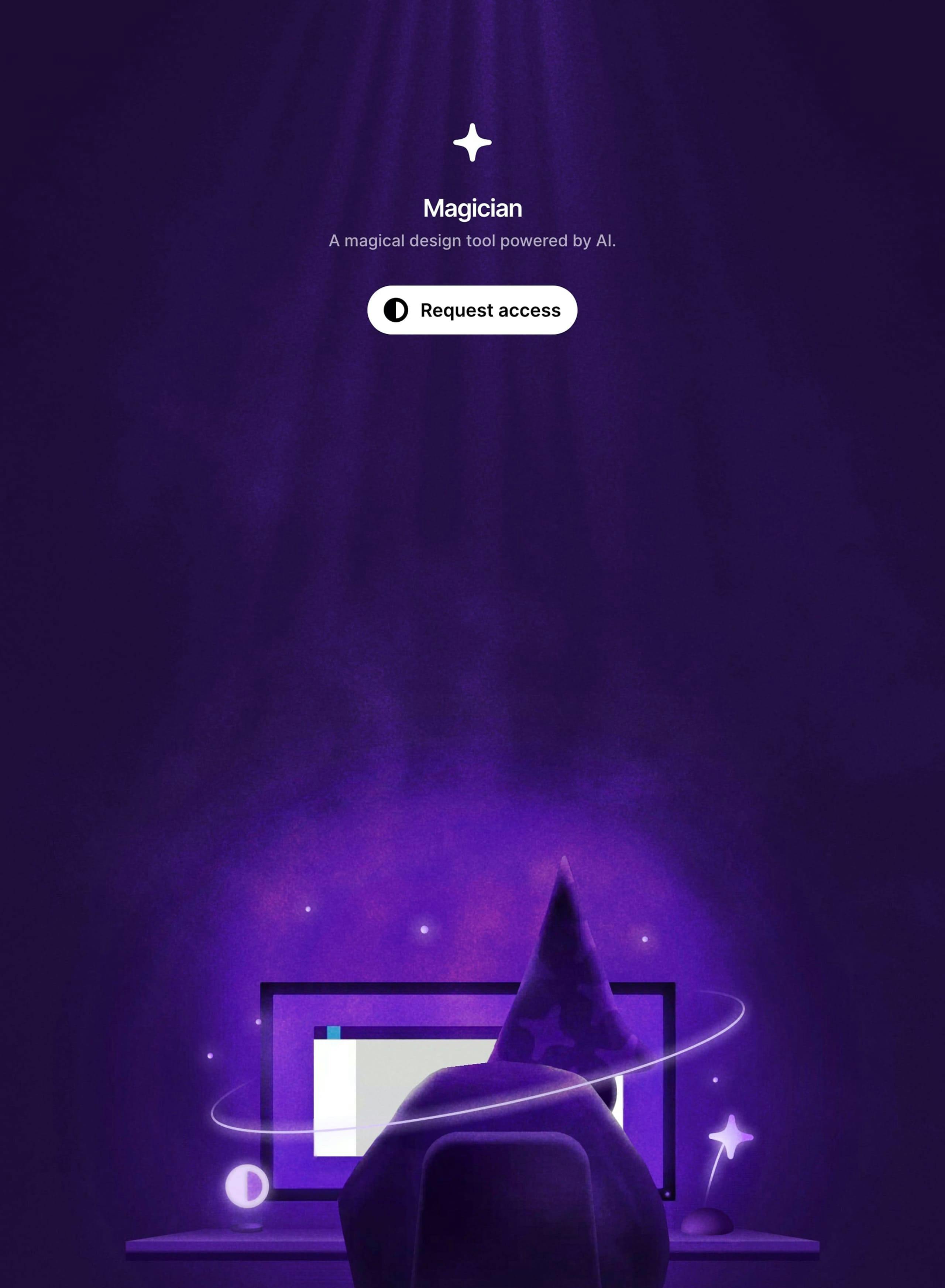 Magician Website Screenshot