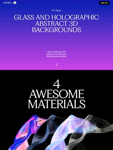 Holographic Abstract 3D Backgrounds Thumbnail Preview