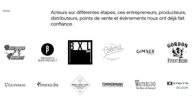 Bureau des Eaux & Boissons Client Logo Grid Preview