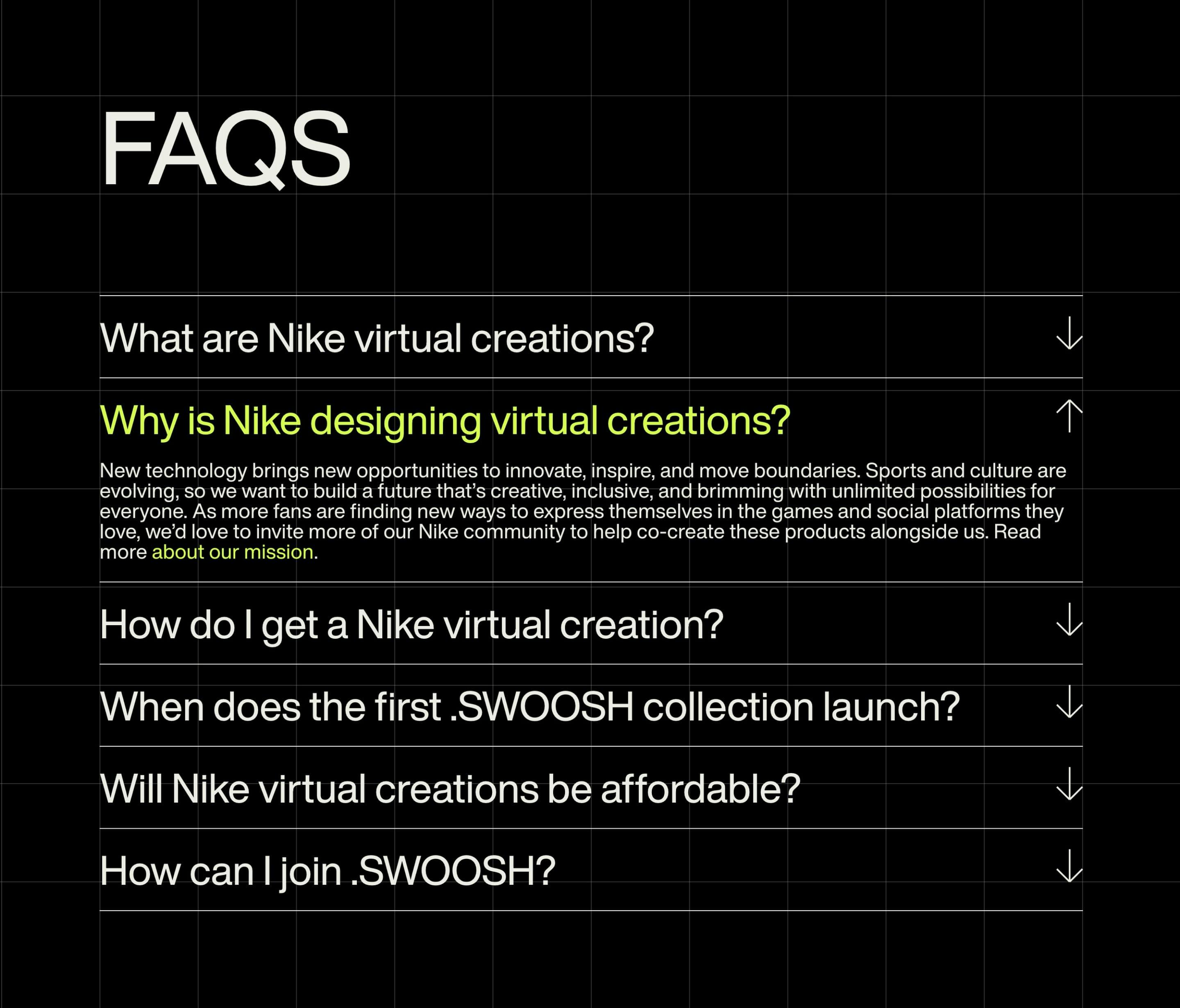 Swoosh FAQs on One Page Love
