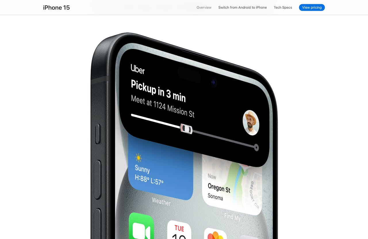 apple.com/iphone-15 Screenshot