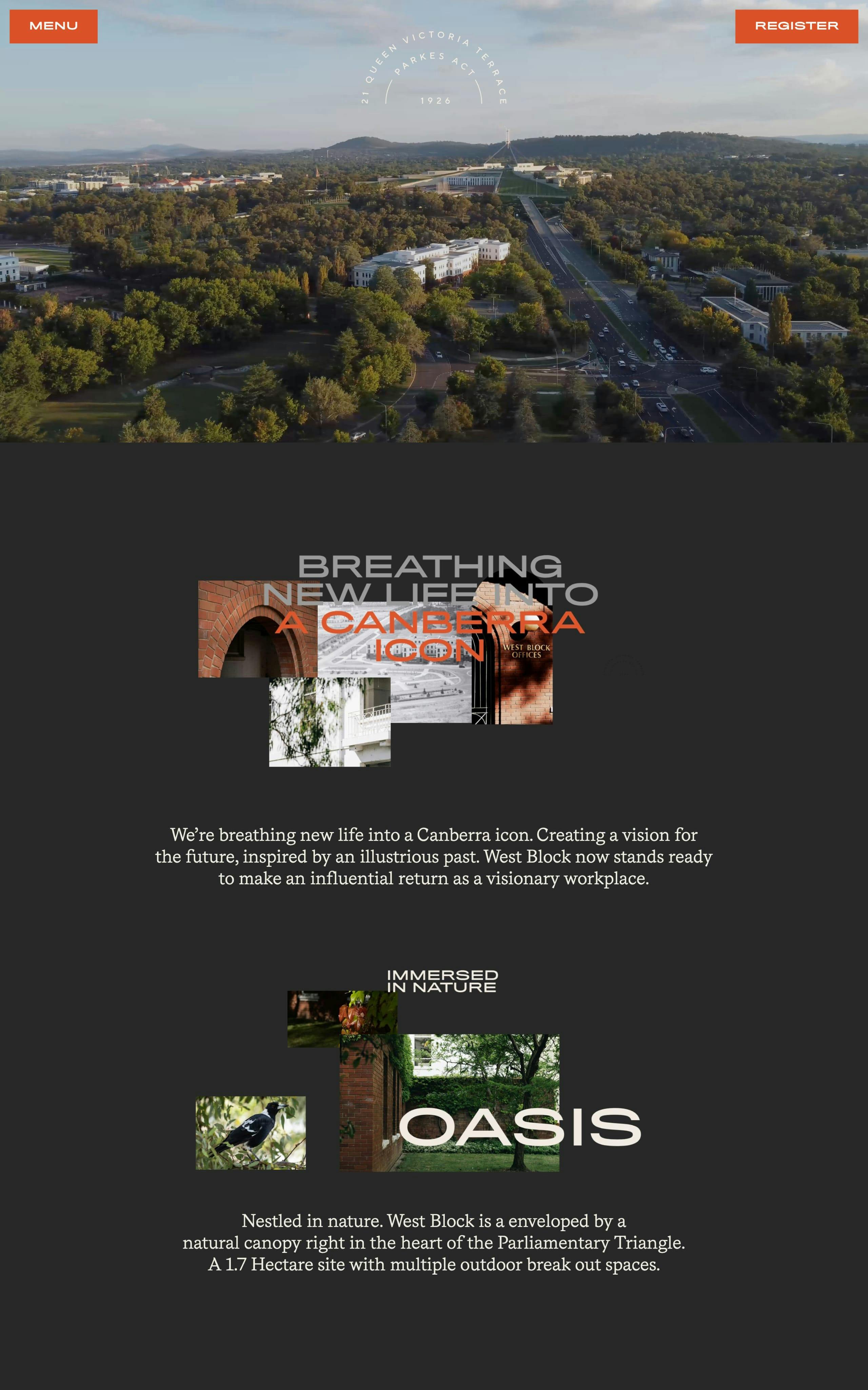 West Block Website Screenshot