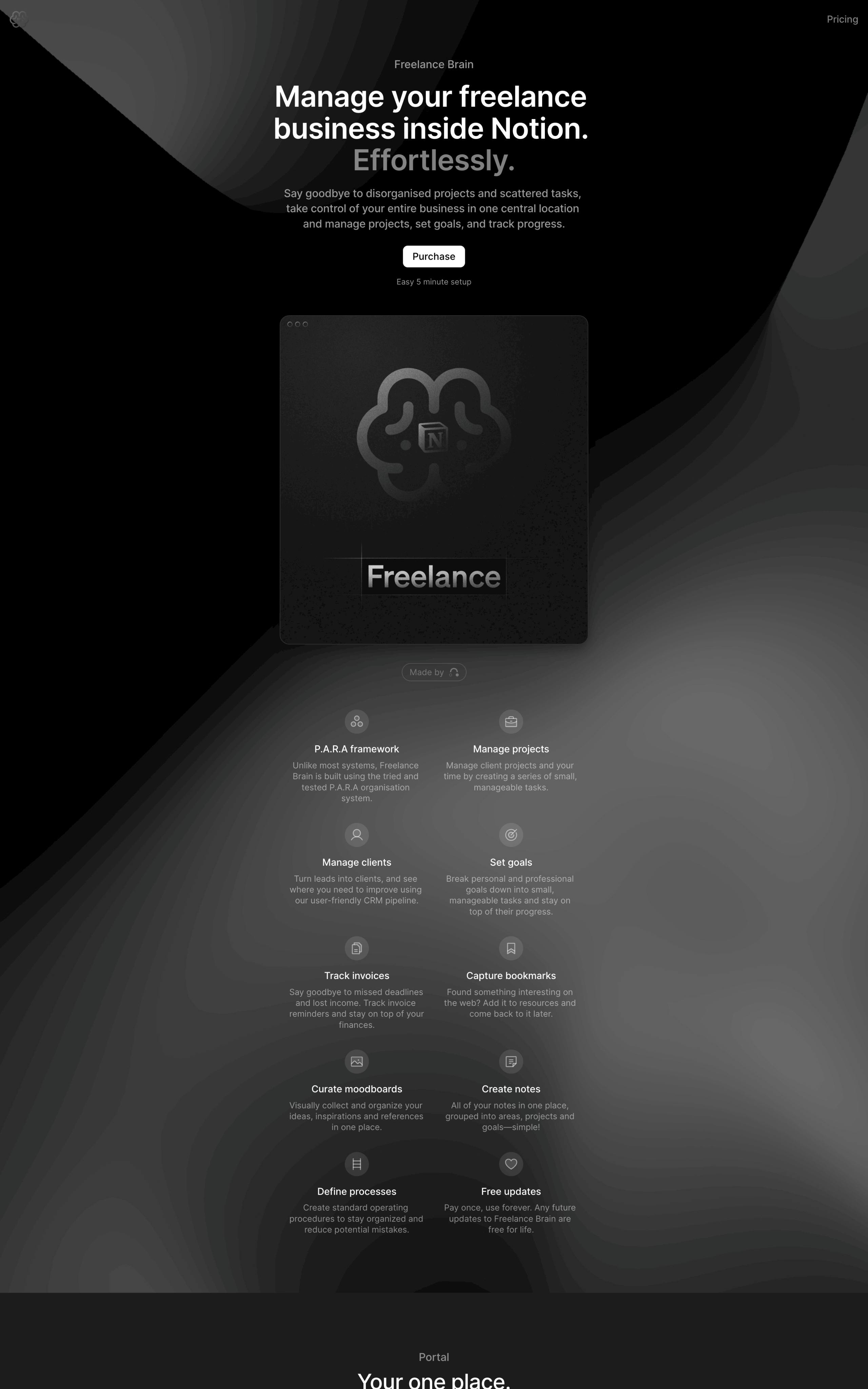 Freelance Brain Website Screenshot