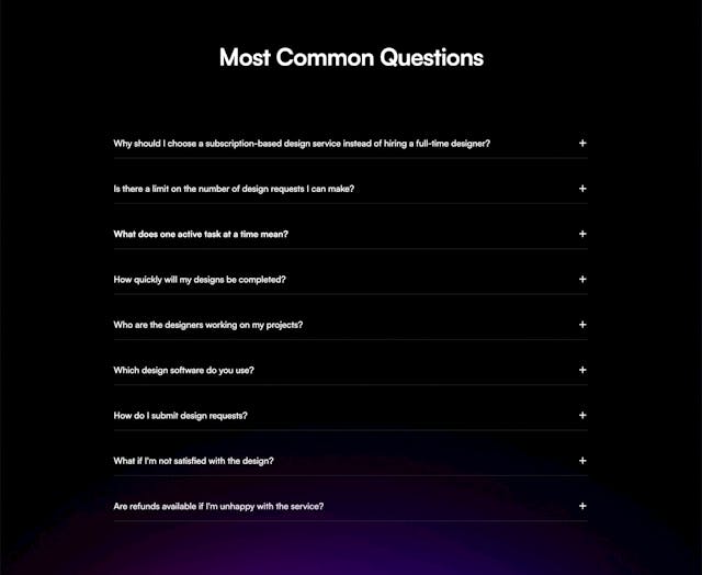 Lovro Podobnik FAQ Accordion Preview