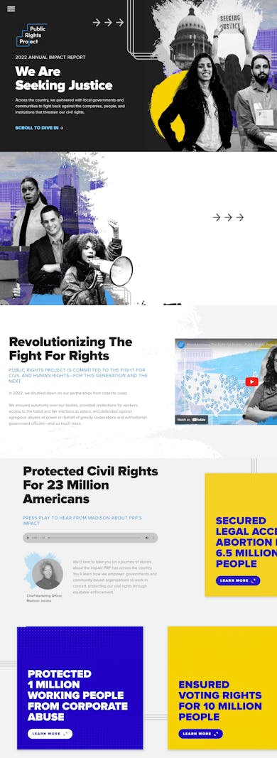 Public Rights Project – 2022 Impact Report Thumbnail Preview