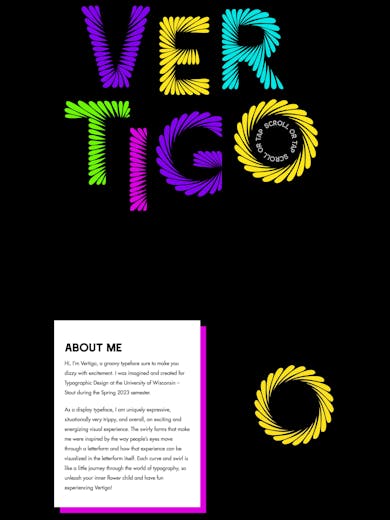 good case studies websites Vertigo Typeface Thumbnail Preview