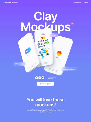 Clay Mockups 3.0 Thumbnail Preview