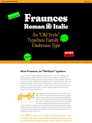 Fraunces by Undercase Type Thumbnail Preview