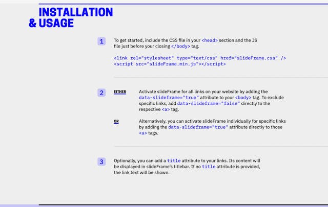 slideFrame How It Works Preview