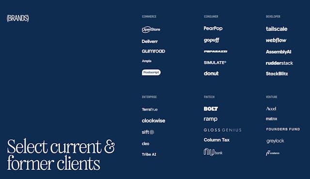 Six Eastern Client Logo Grid Preview