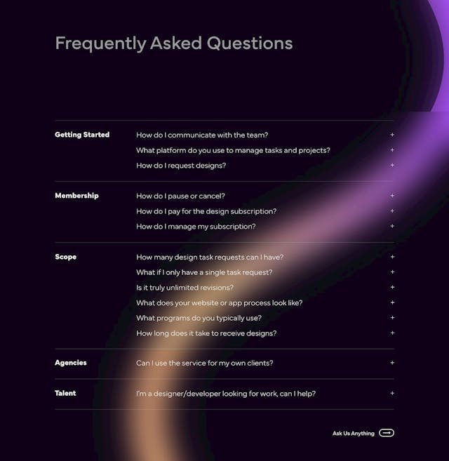 Hyperflow FAQ Accordion Preview