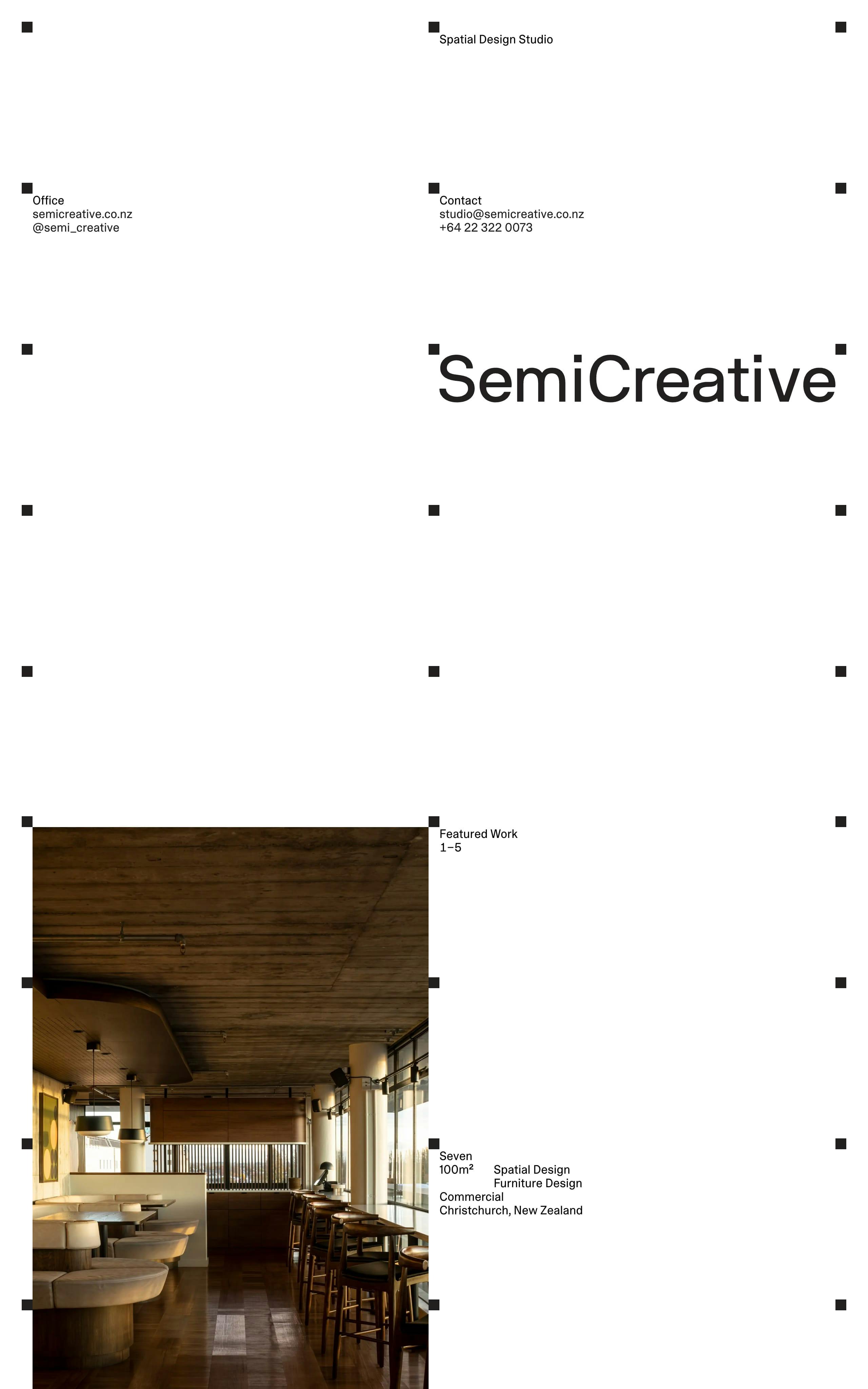 SemiCreative Website Screenshot