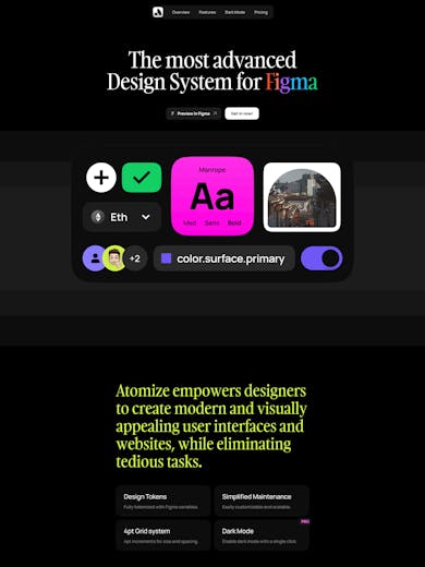 Atomize Design System Thumbnail Preview