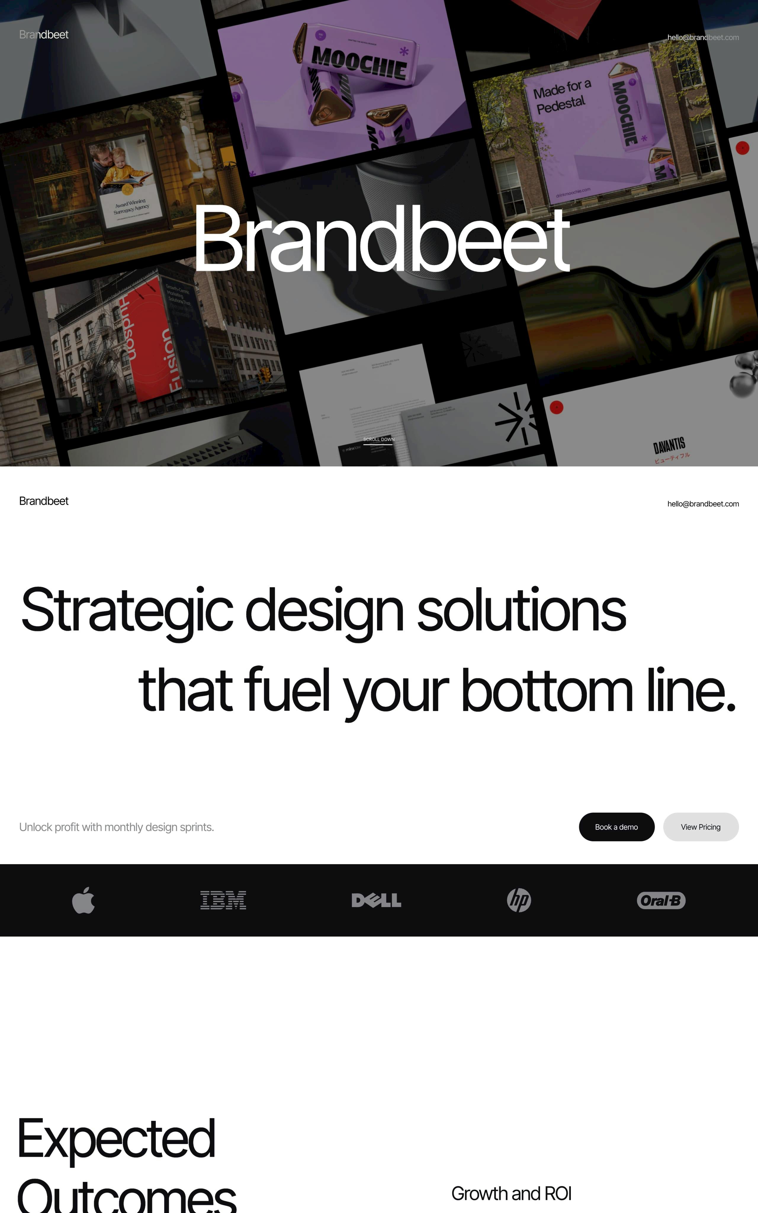 Brandbeet Website Screenshot