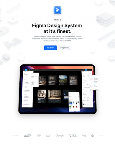 Prime Design System Kit Thumbnail Preview