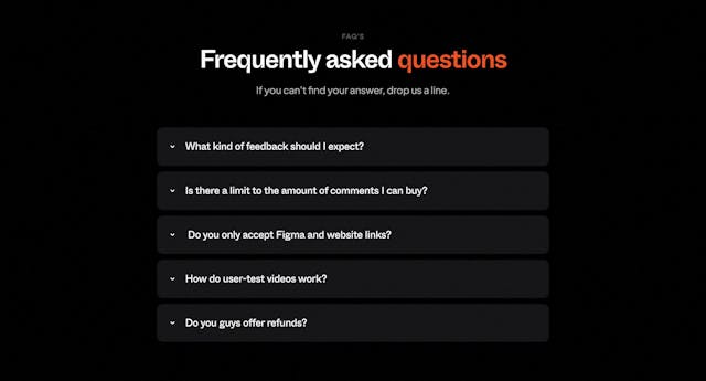 Roasti FAQ Accordion Preview
