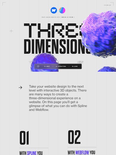 Three Dimensions Thumbnail Preview