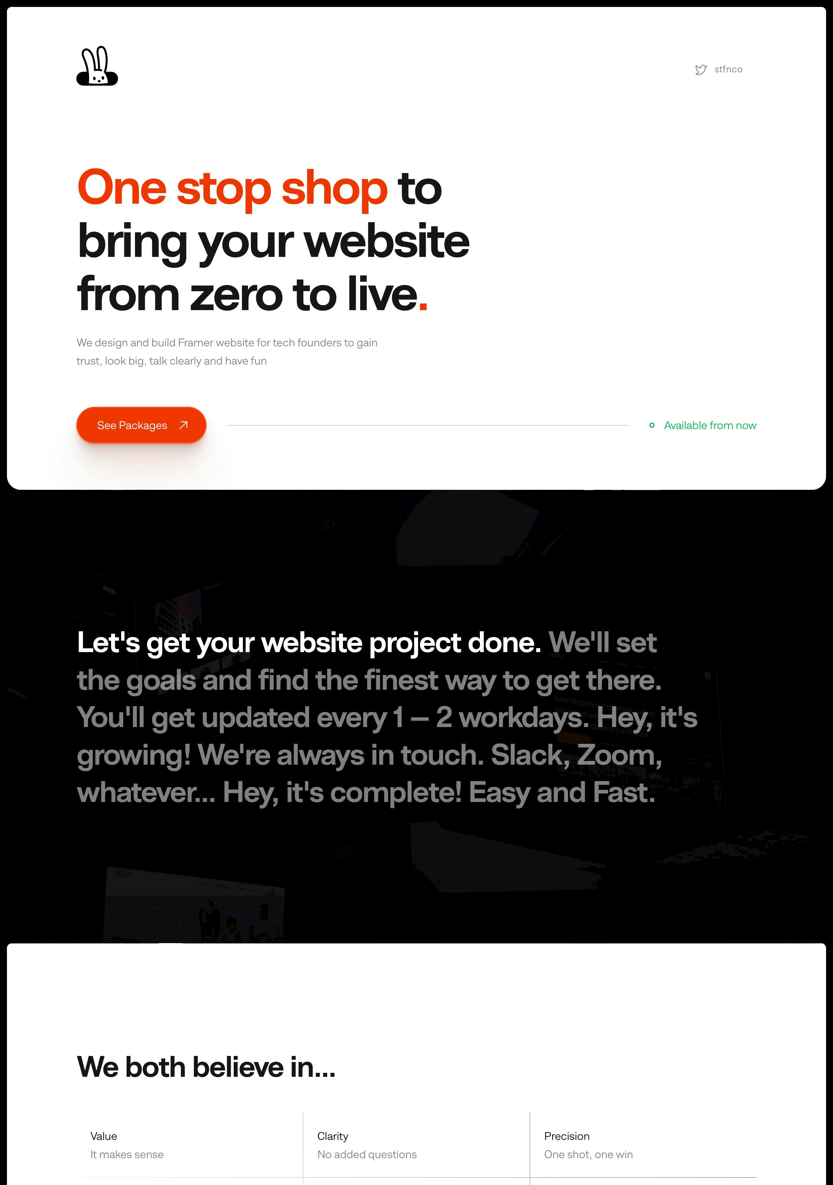 EasyFast Website Screenshot