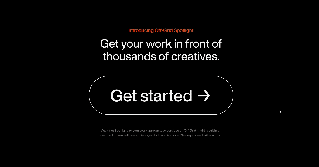 Off-Grid CTA Button