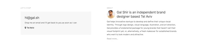 Gal Shir Biography Preview