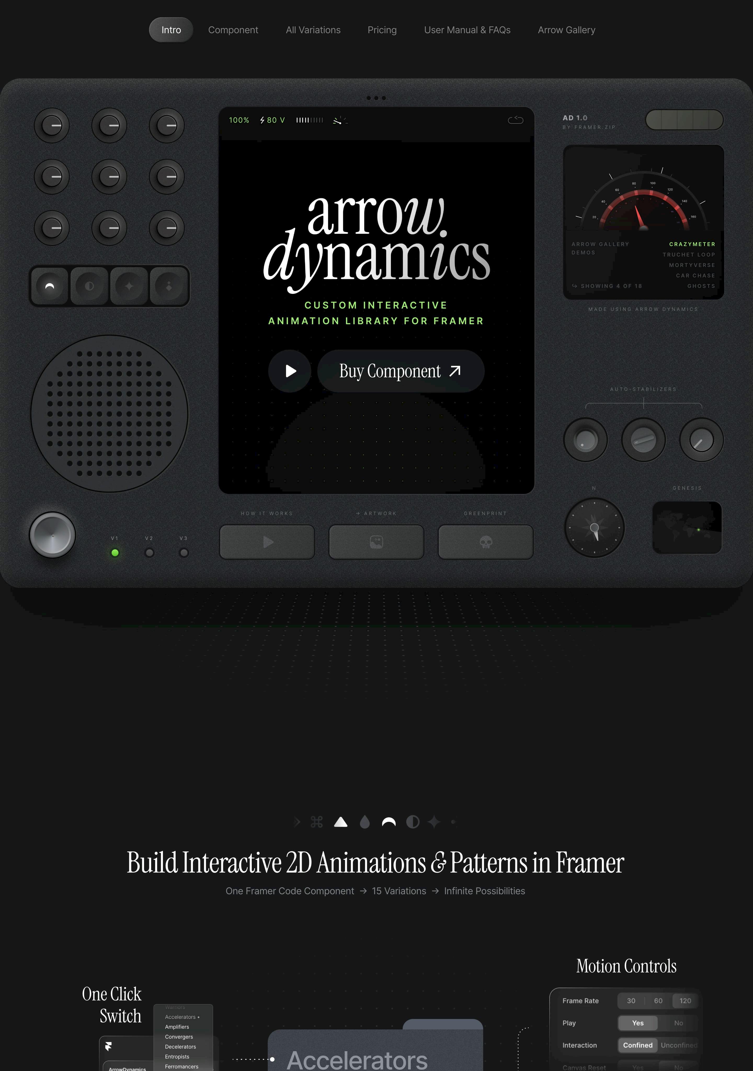 Arrow Dynamics Website Screenshot