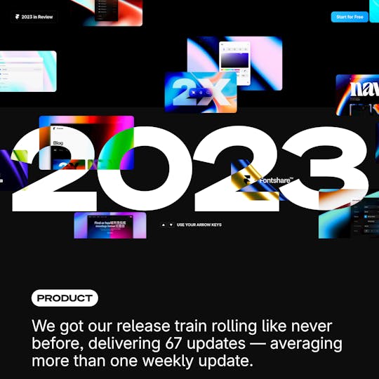 Framer: 2023 Year in Review Thumbnail Preview