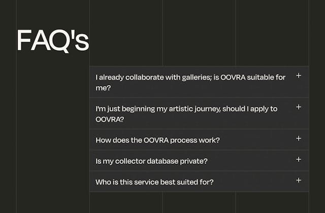 Oovra FAQ Accordion Preview