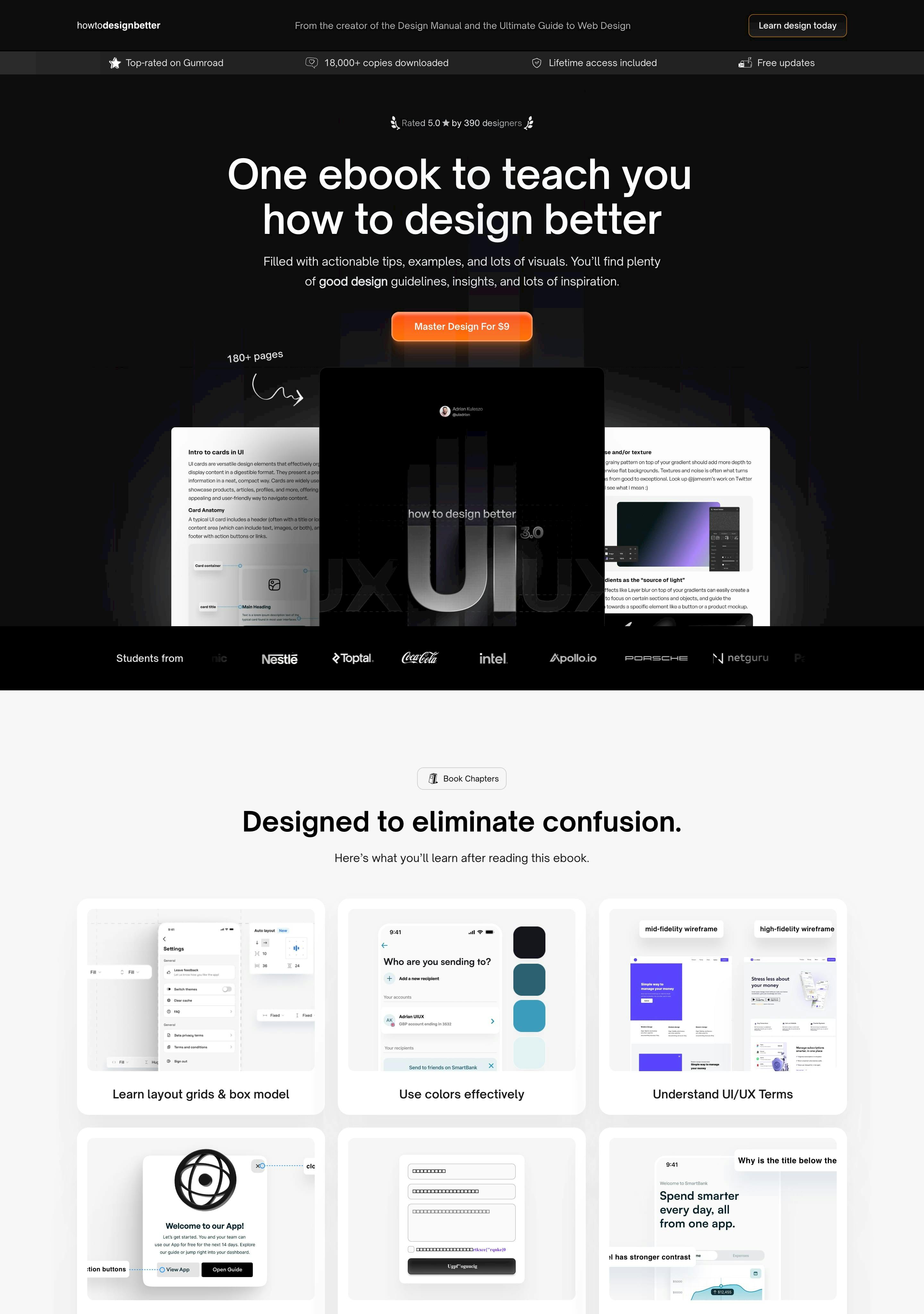 How To Design Better Ebook Website Screenshot
