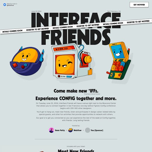 Interface Friends at Config