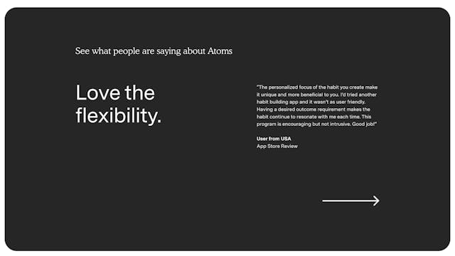 Atoms Testimonial Slider Preview