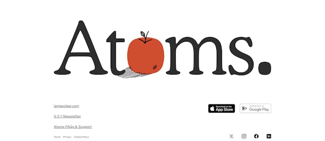 Atoms Big Footer Preview