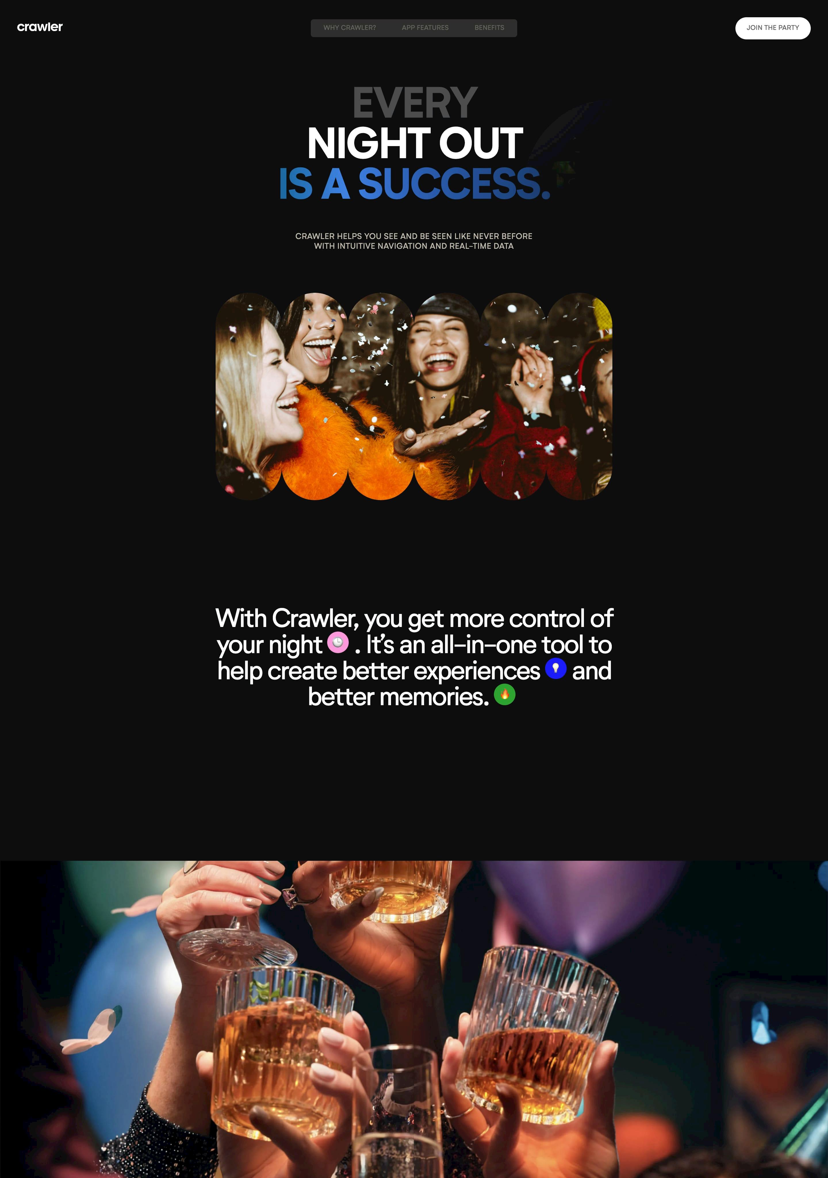 Crawler One Page Website Award