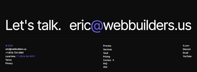 WebBuilders Big Footer Preview