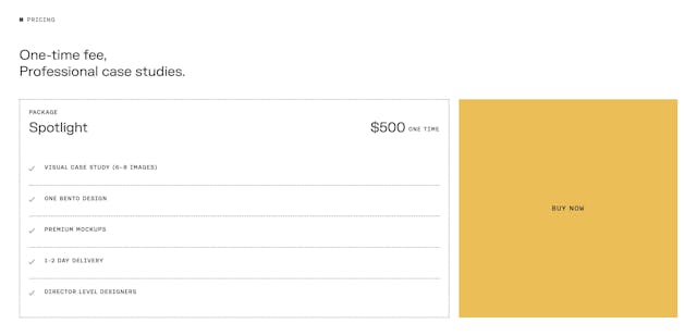 TagTeam Pricing Table Preview