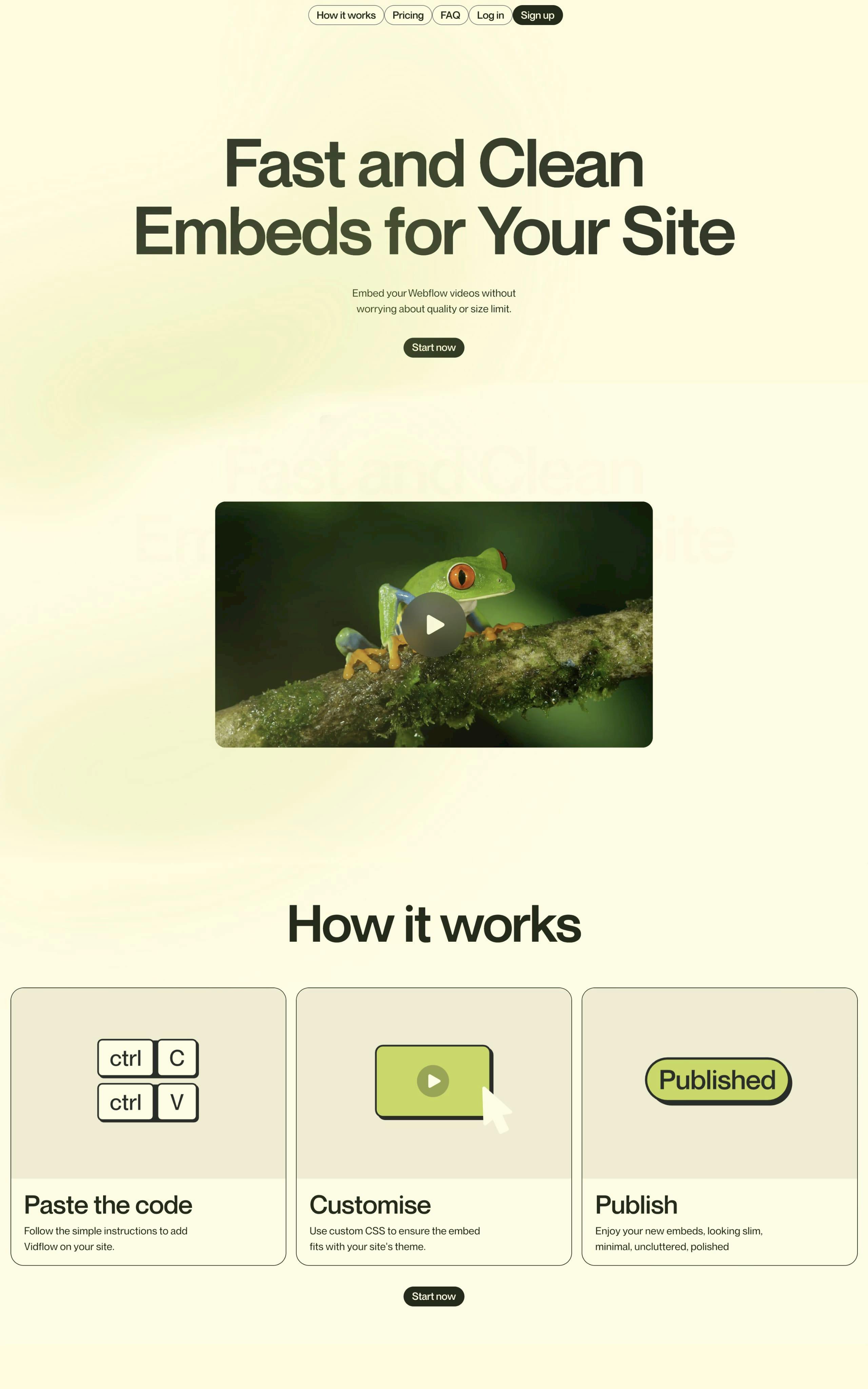 Vidflow Website Screenshot