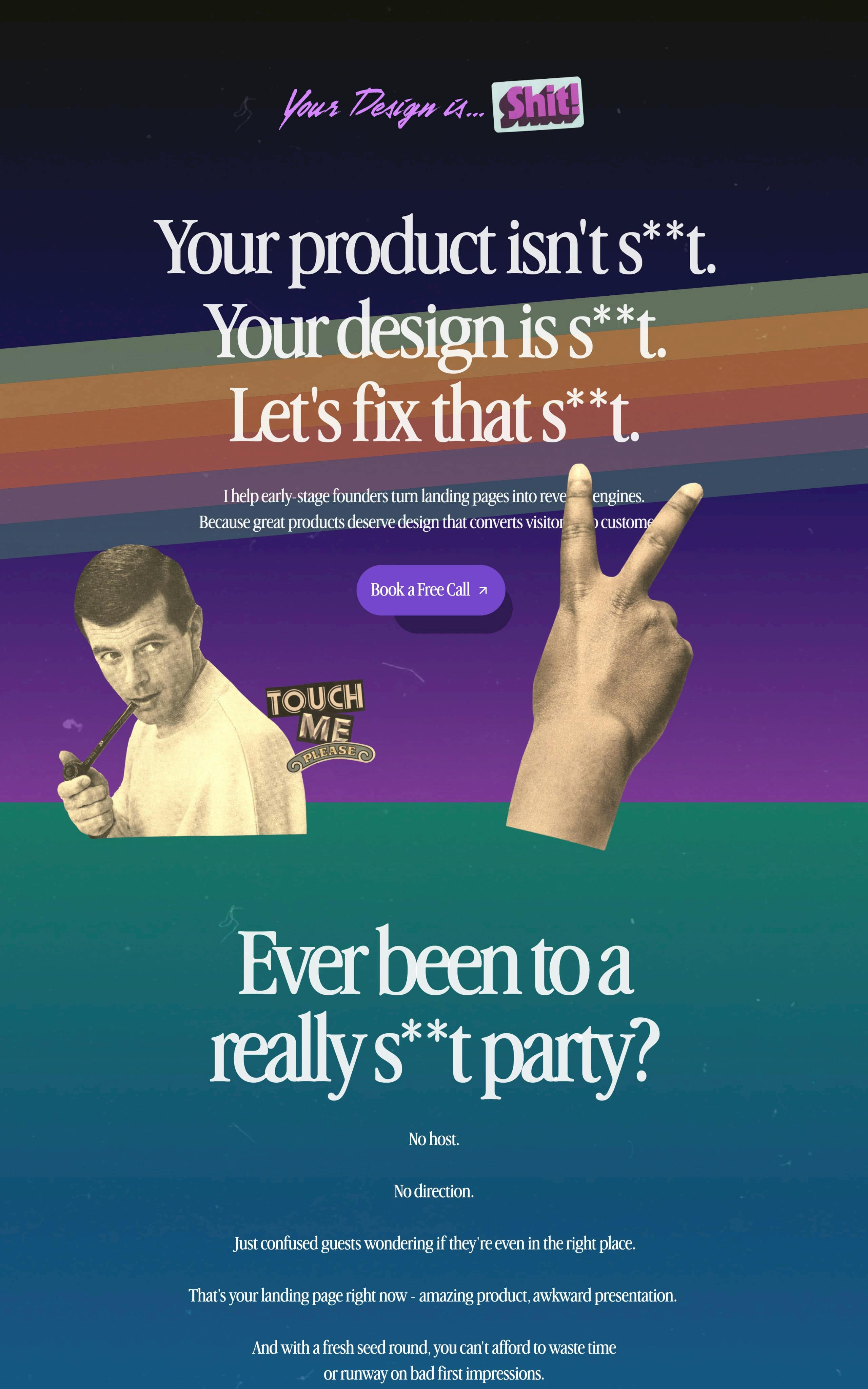 Your Design is S**t Website Screenshot