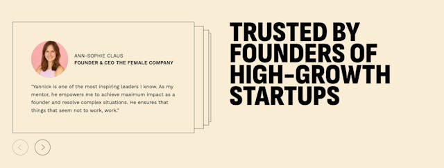 Uplift Founders Testimonial Slider Preview