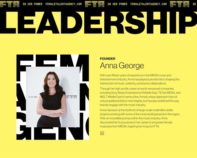 Female Talent Agency Team Preview
