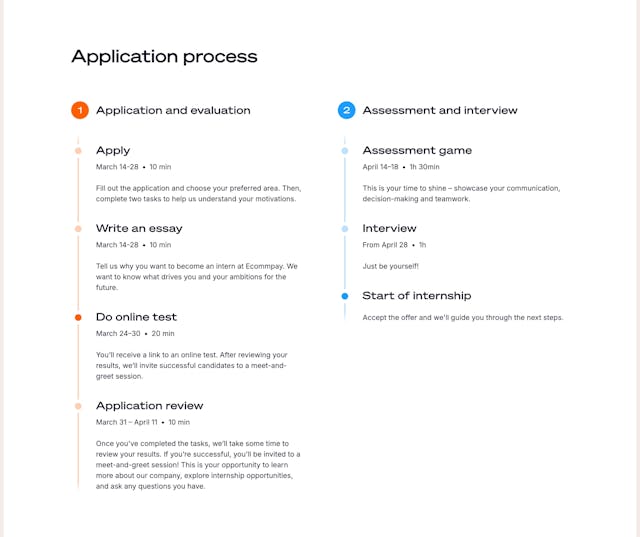 Paid internships for students How It Works Preview
